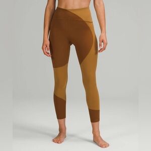 Lululemon Nulu Colour Block High-Rise Tight 25"